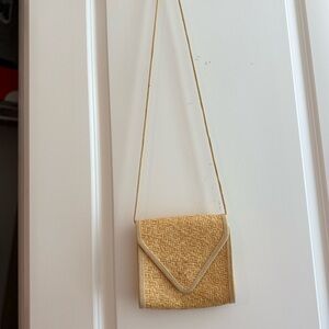 Vintage Rattan Crossbody Bag